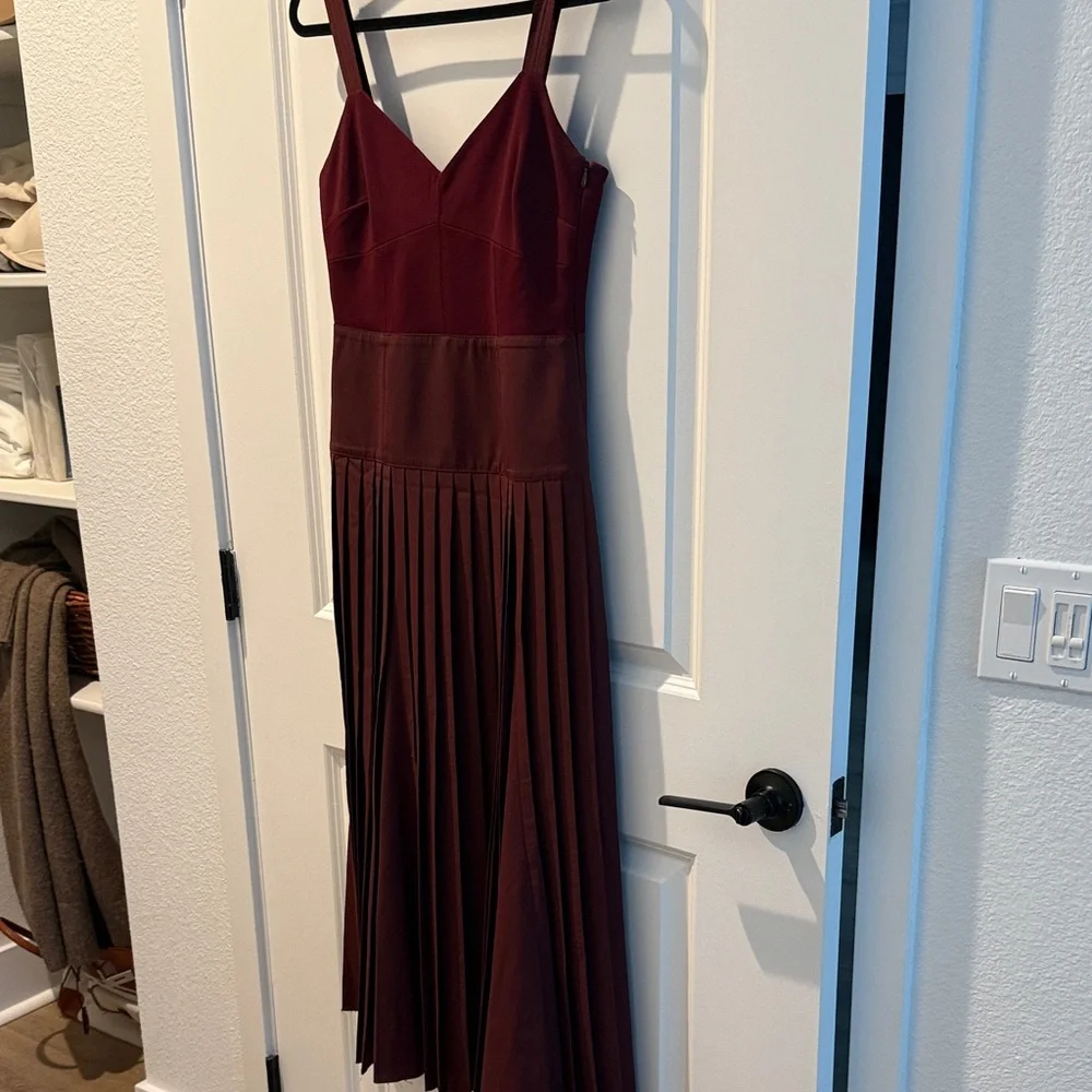 La Ligne Burgundy Maxi Dress - Picture 3 of 6